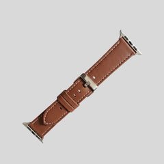 Apple Watch Brown Leather Strap  - 42/44/45/49 MM