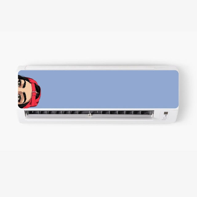 Peep AC Sticker - Split AC Decal | Air Conditioner Skin Sticker Main image