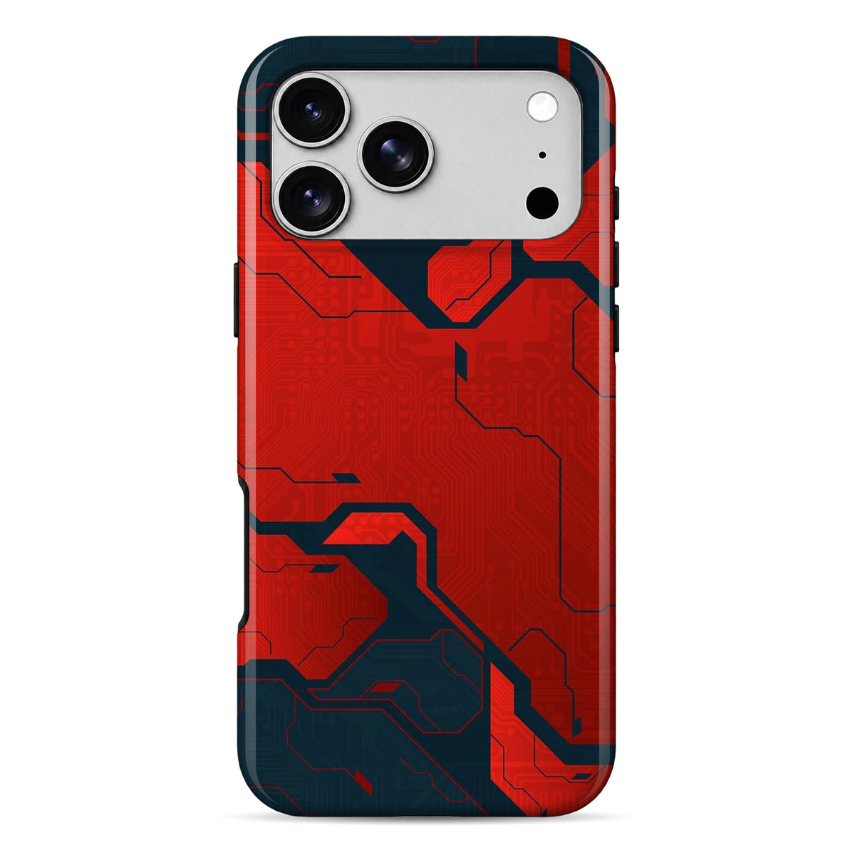 deep red | WrapCart Armor Double Layer Shockproof Glossy Phone Case Main image