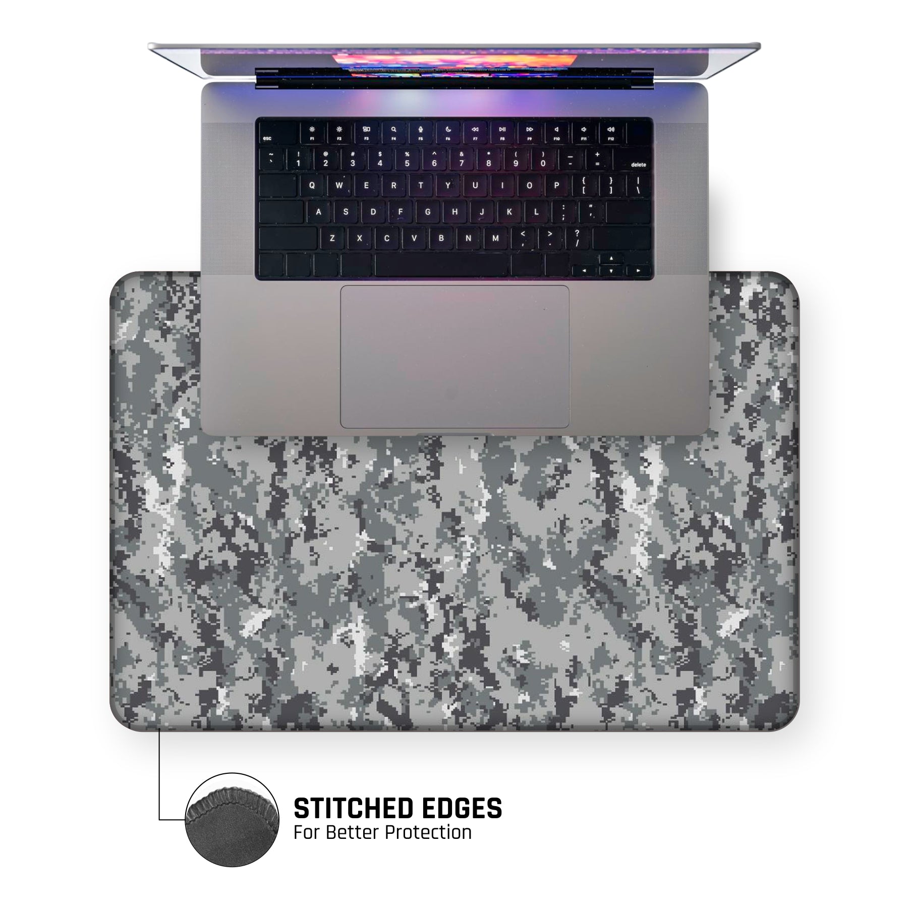 Digi Grey Camo Large Mouse Pad