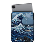 Blue Kanagawa iPad Sleeve