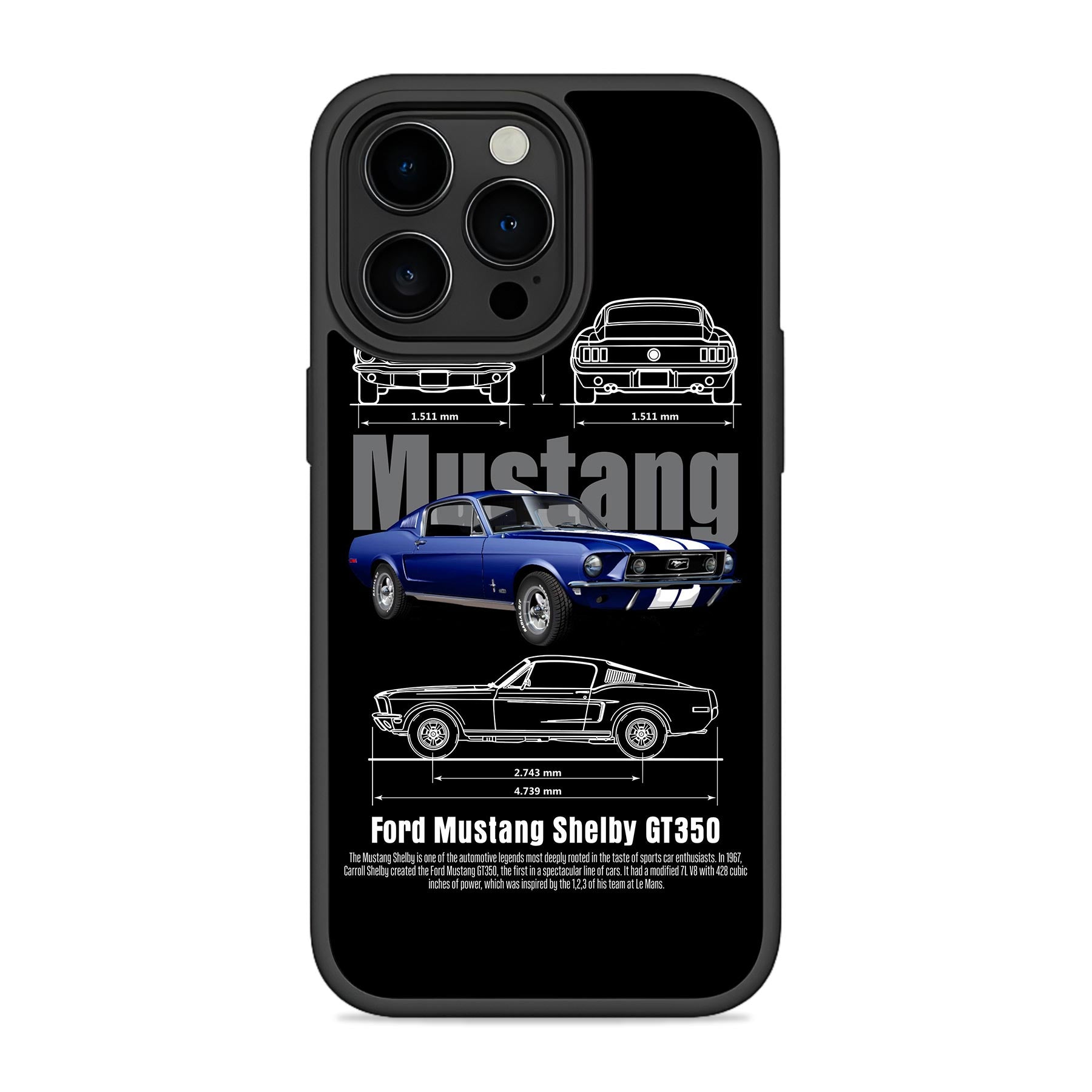 Shelby GT350 Mobile Bumper Cover For iPhone 15 Main image