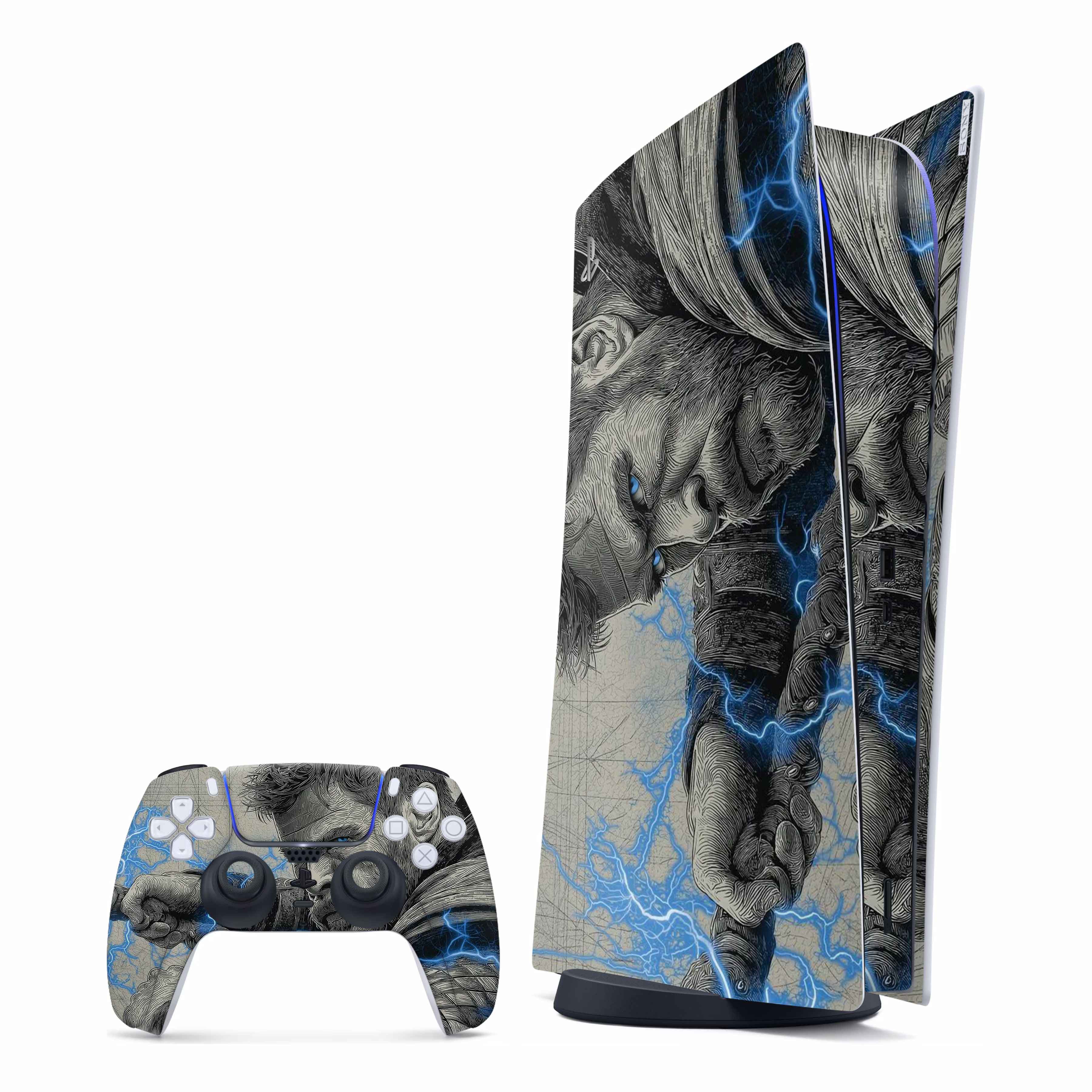 black-thor-playstation-5-skin Main image