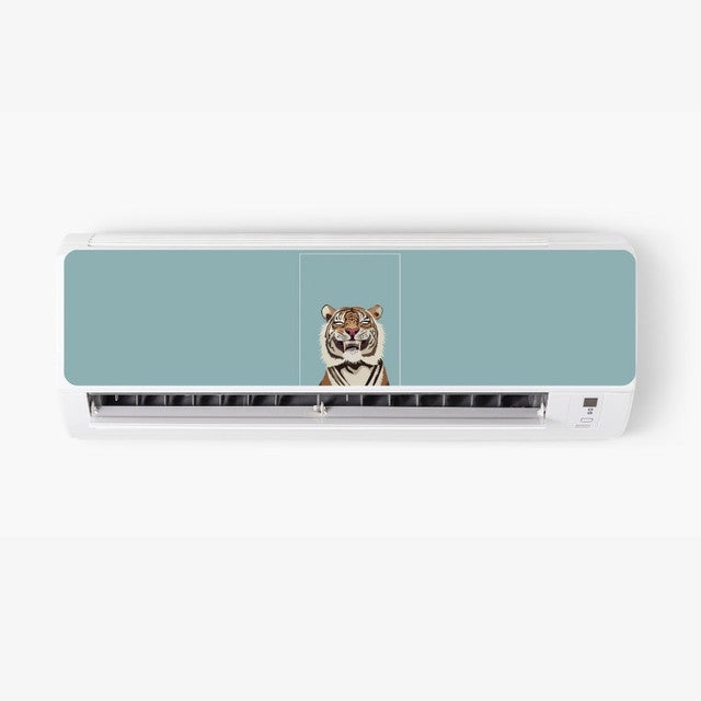 Smile Tiger AC Sticker - Split AC Decal | Air Conditioner Skin Sticker Main image