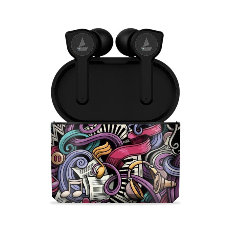 Boat Airdopes 311 Music Abstract Skin  Skin Main image