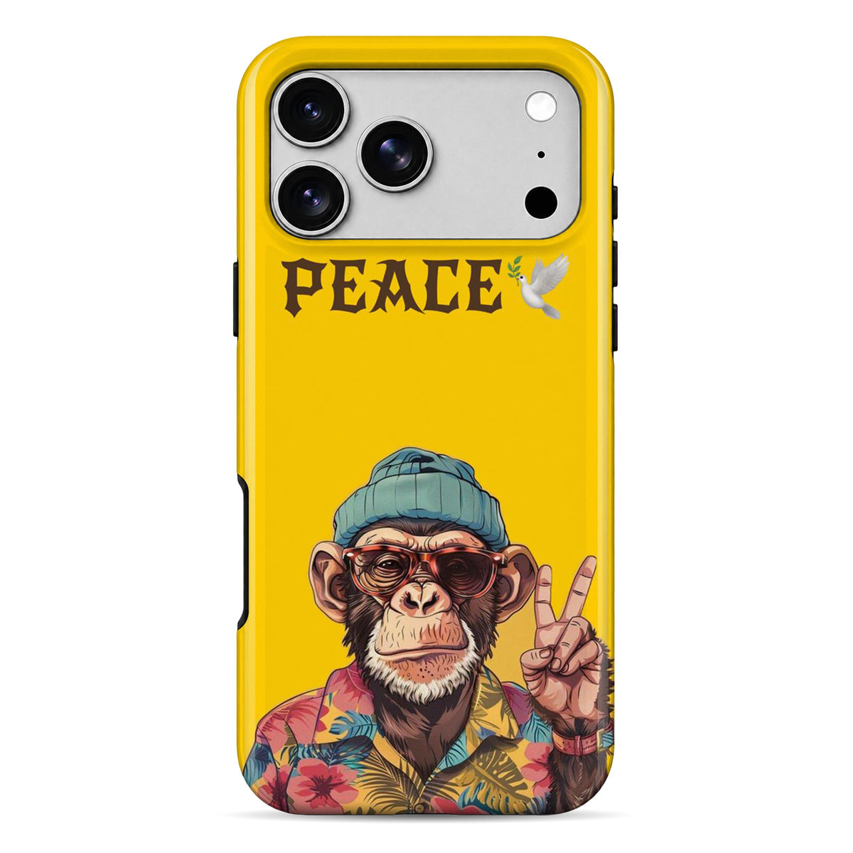 Monkey Peace | WrapCart Armor Double Layer Shockproof Glossy Phone Case Main image