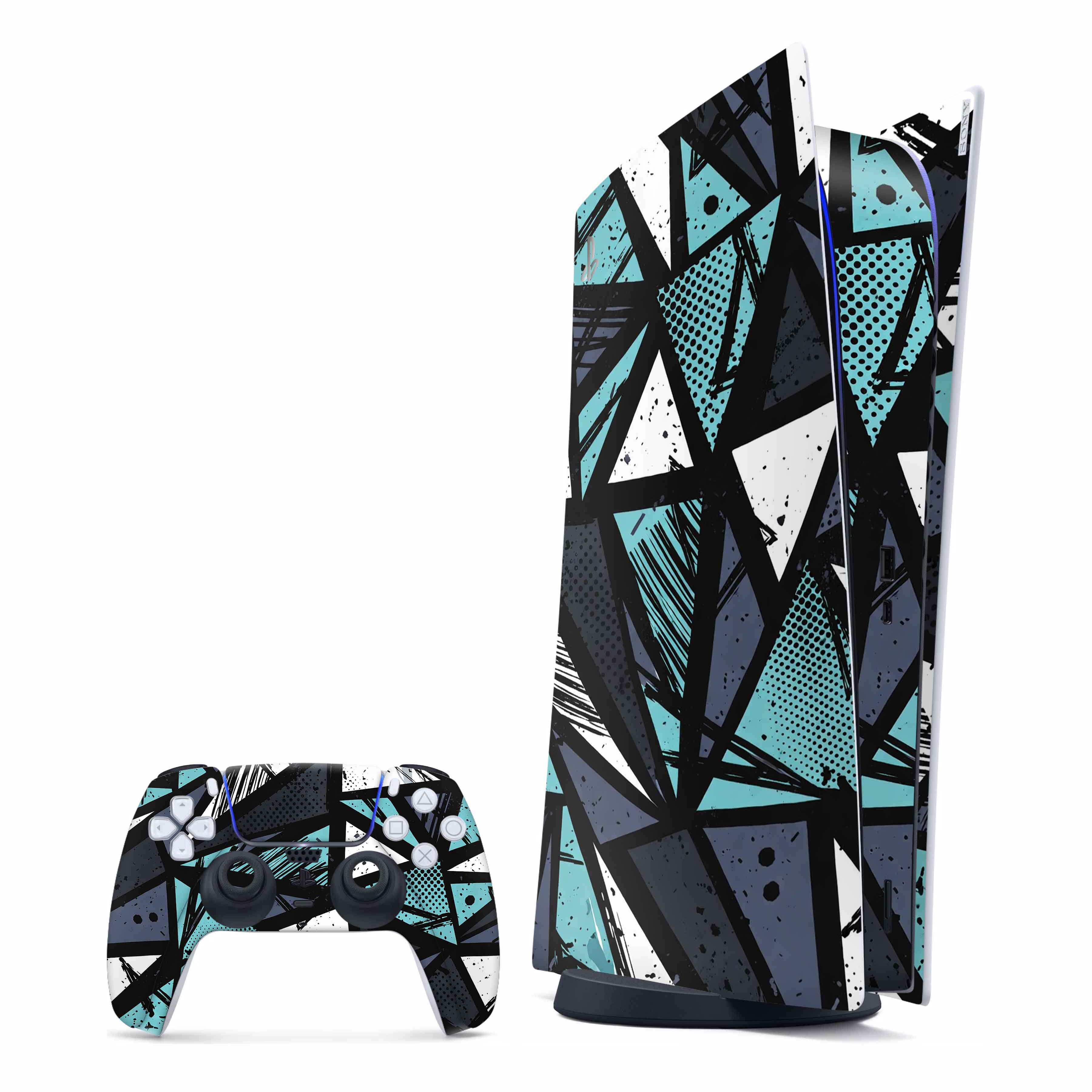 geometric-abstraction-playstation-5-skin Main image