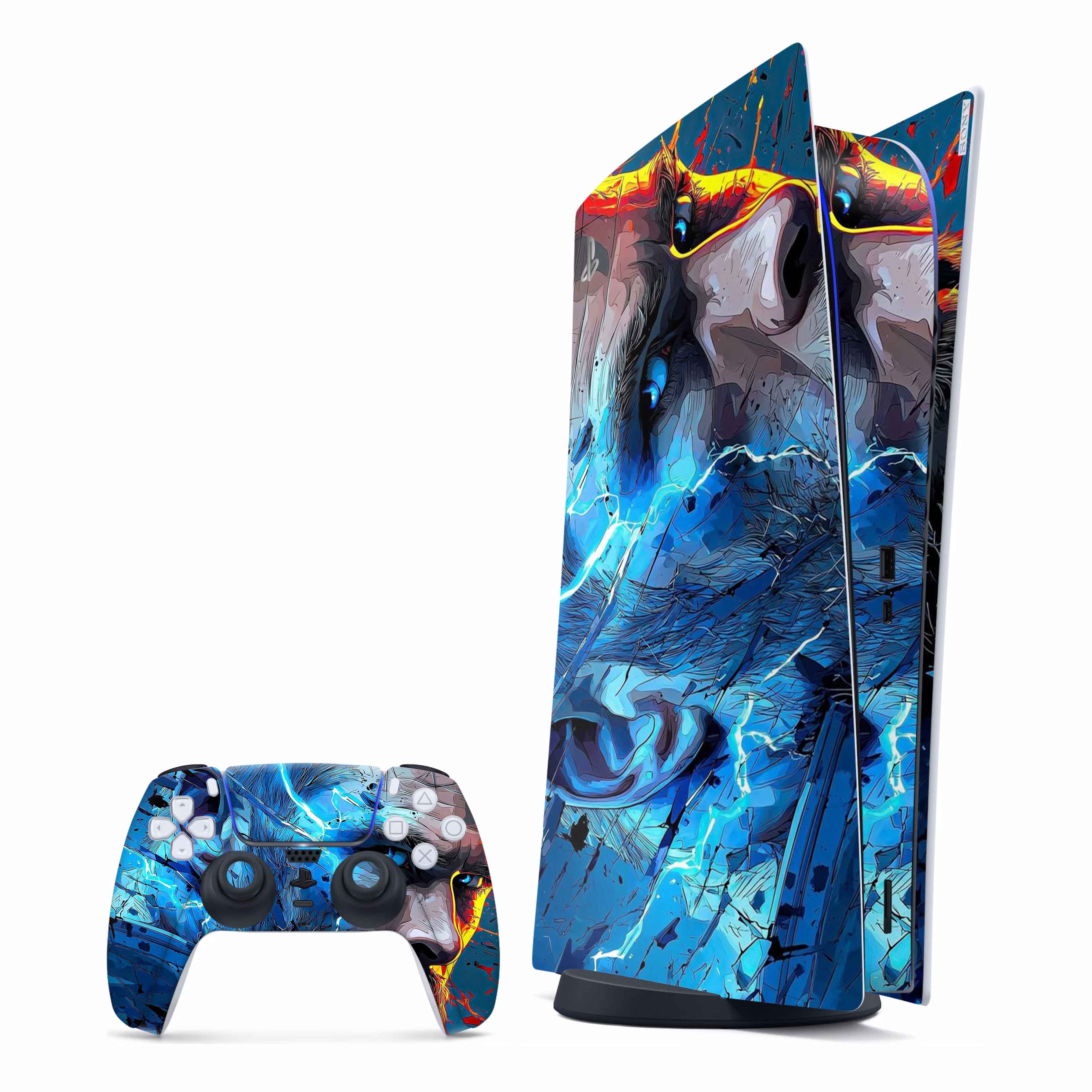 geometric-pulse-playstation-5-skin Main image