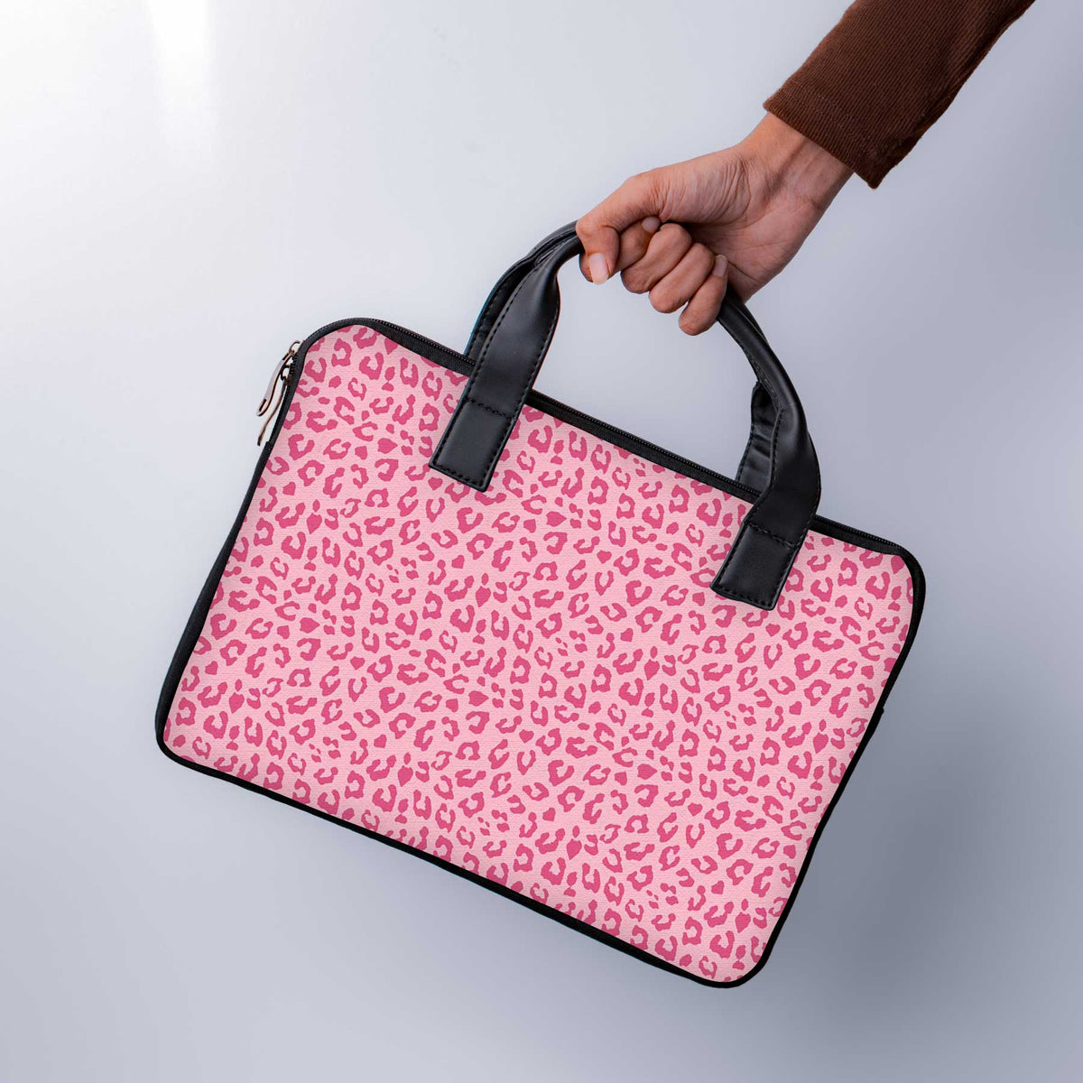 The Pink Leo Laptop Sleeve With Handle Main image