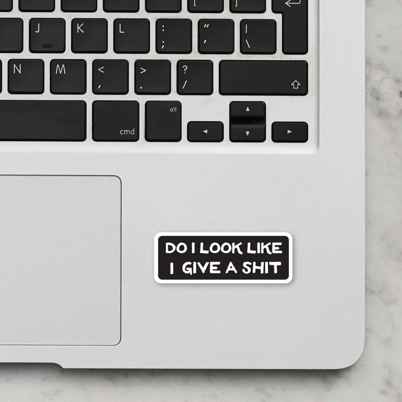 I Don't Give Shit Laptop Sticker Main image