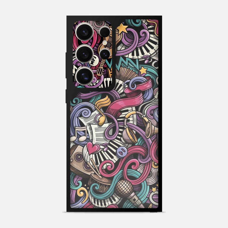 Music Abstract Bumper Mobile Cover - WrapCart