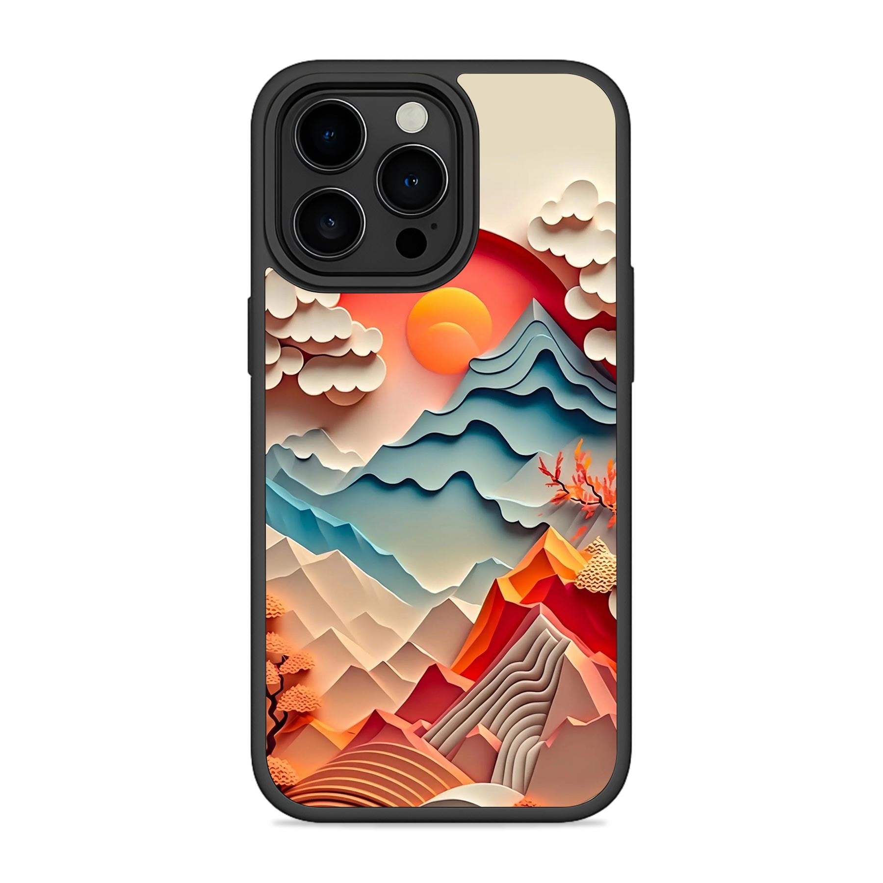 Sunset 3D Mobile Bumper Cover For Samsung S25 Ultra