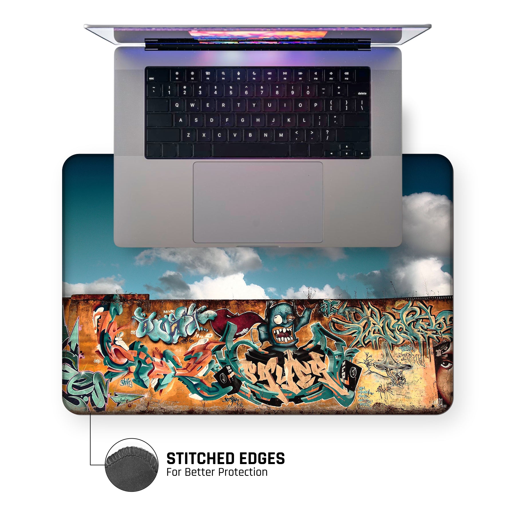 Grafitti SKy Large Mouse Pad