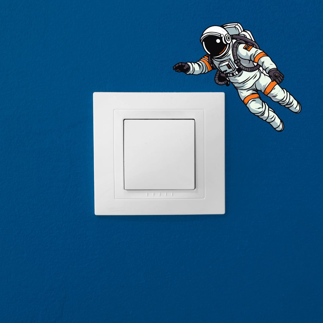 Astronaut Wall Sticker Main image
