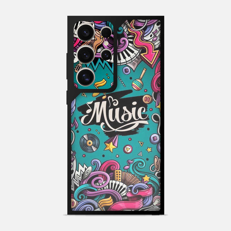 Music Lover Abstract Bumper Mobile Cover - WrapCart Main image