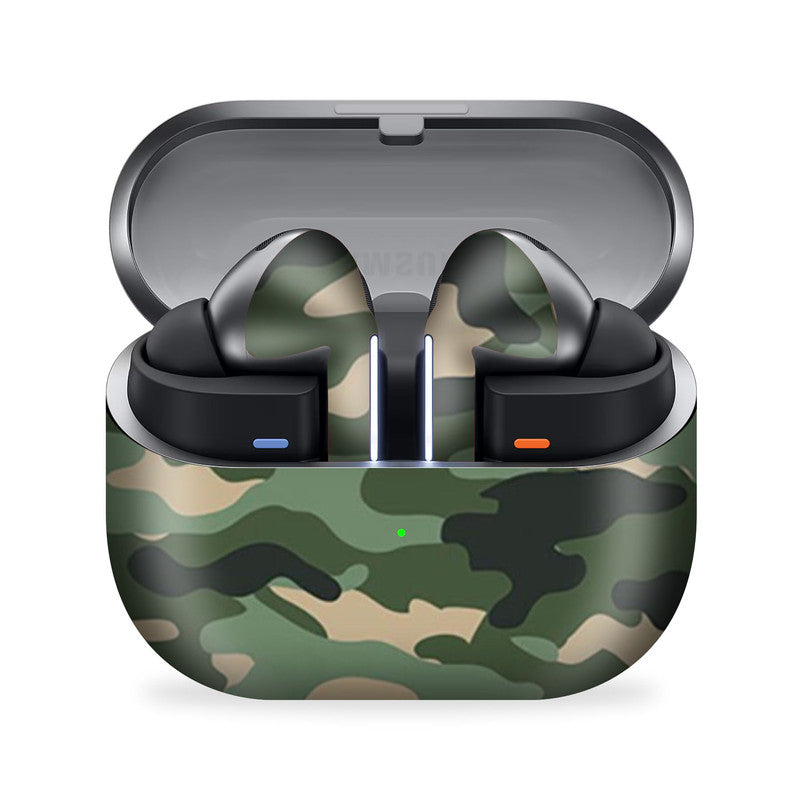 Dark Green Camo Galaxy Buds 3 Pro Skin Main image