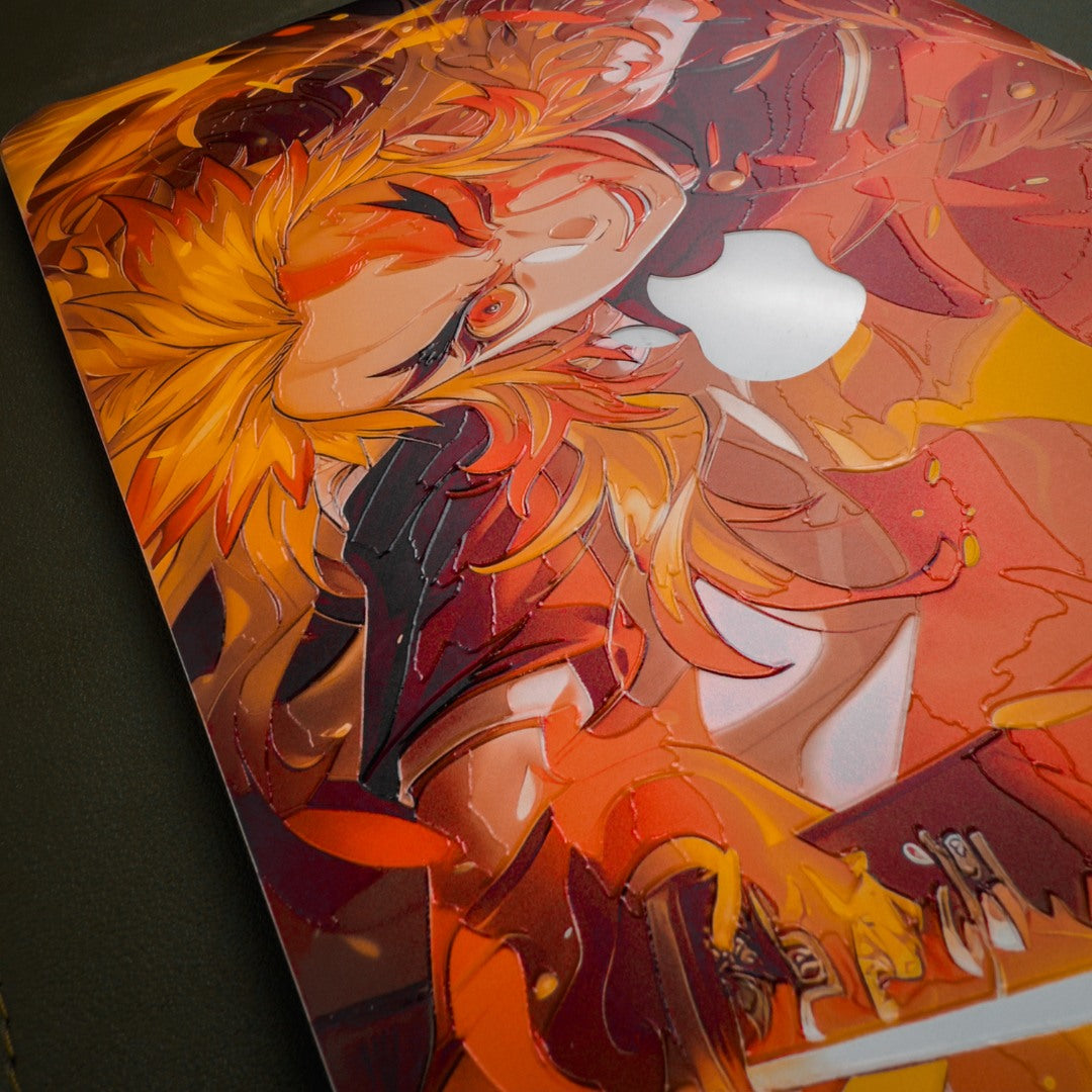 Rengoku Inspired 3D Laptop Skins Secondary image