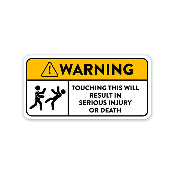 Serious Matter Car Sticker Main image