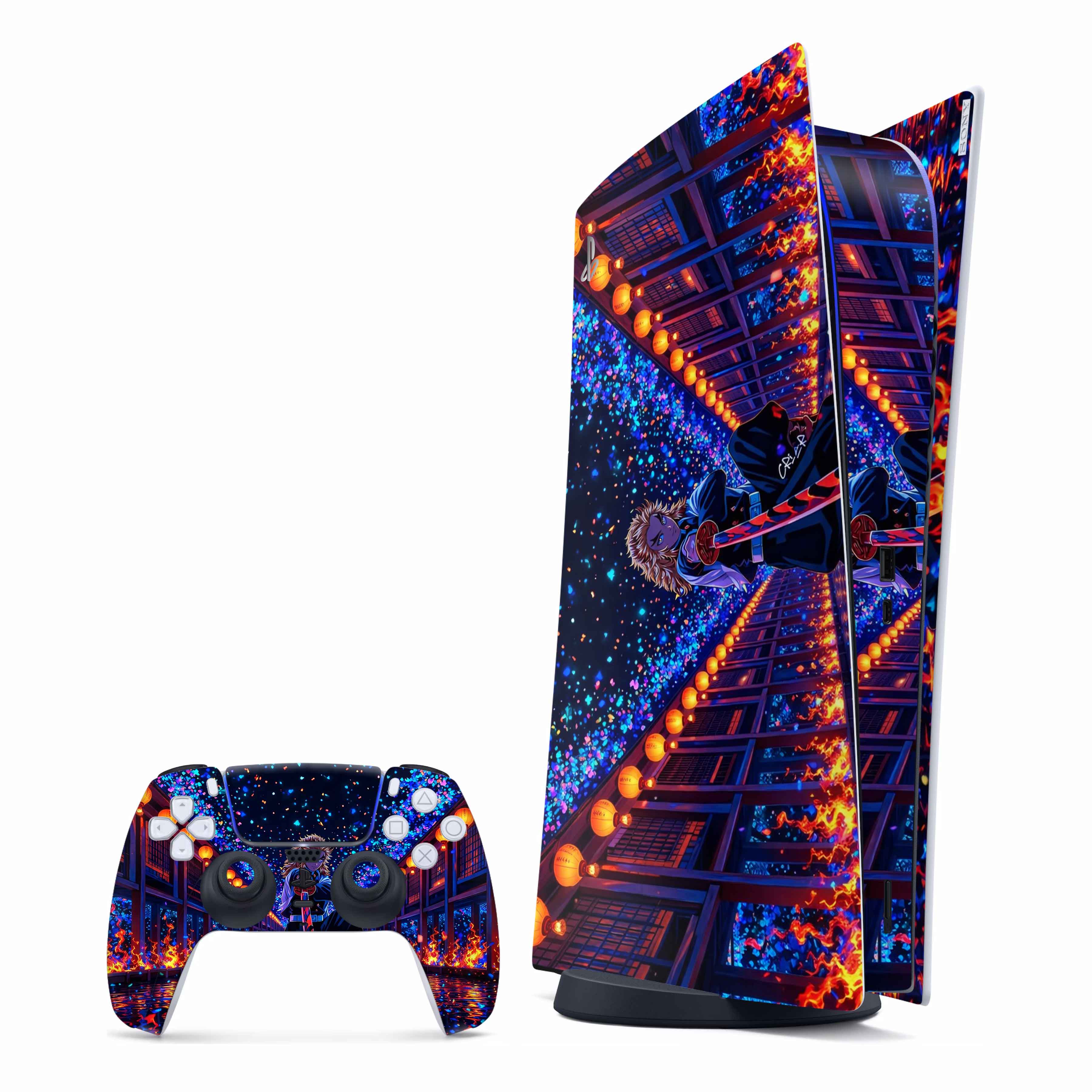 rengoku-playstation-5-skin Main image