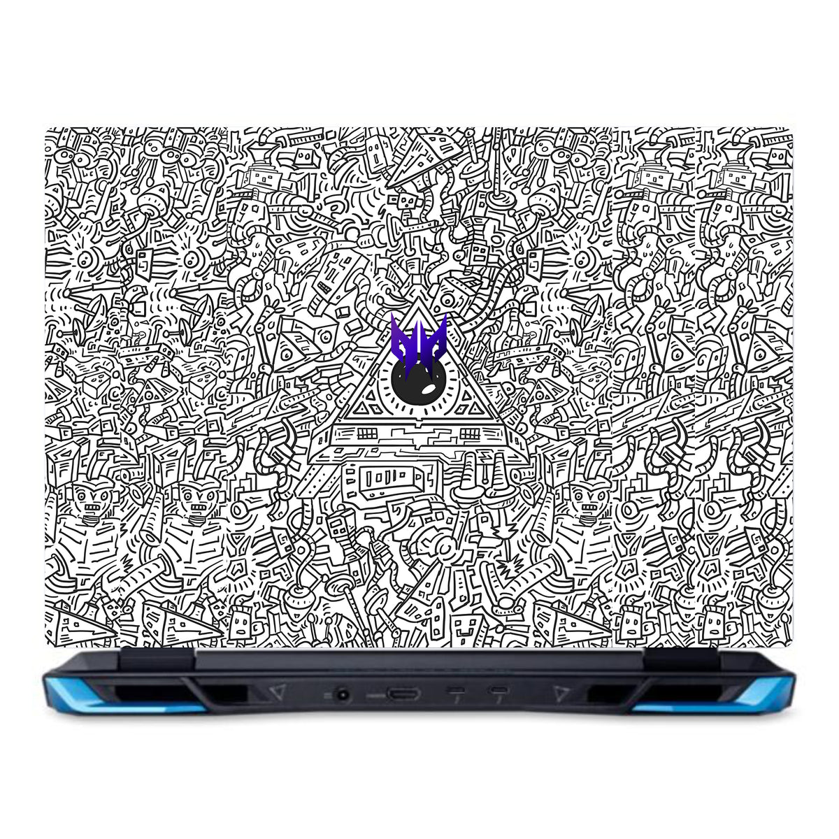 Robotic Doodle Laptop Acer Predator Helios Neo 16 N22Q22 Laptop Skin ...