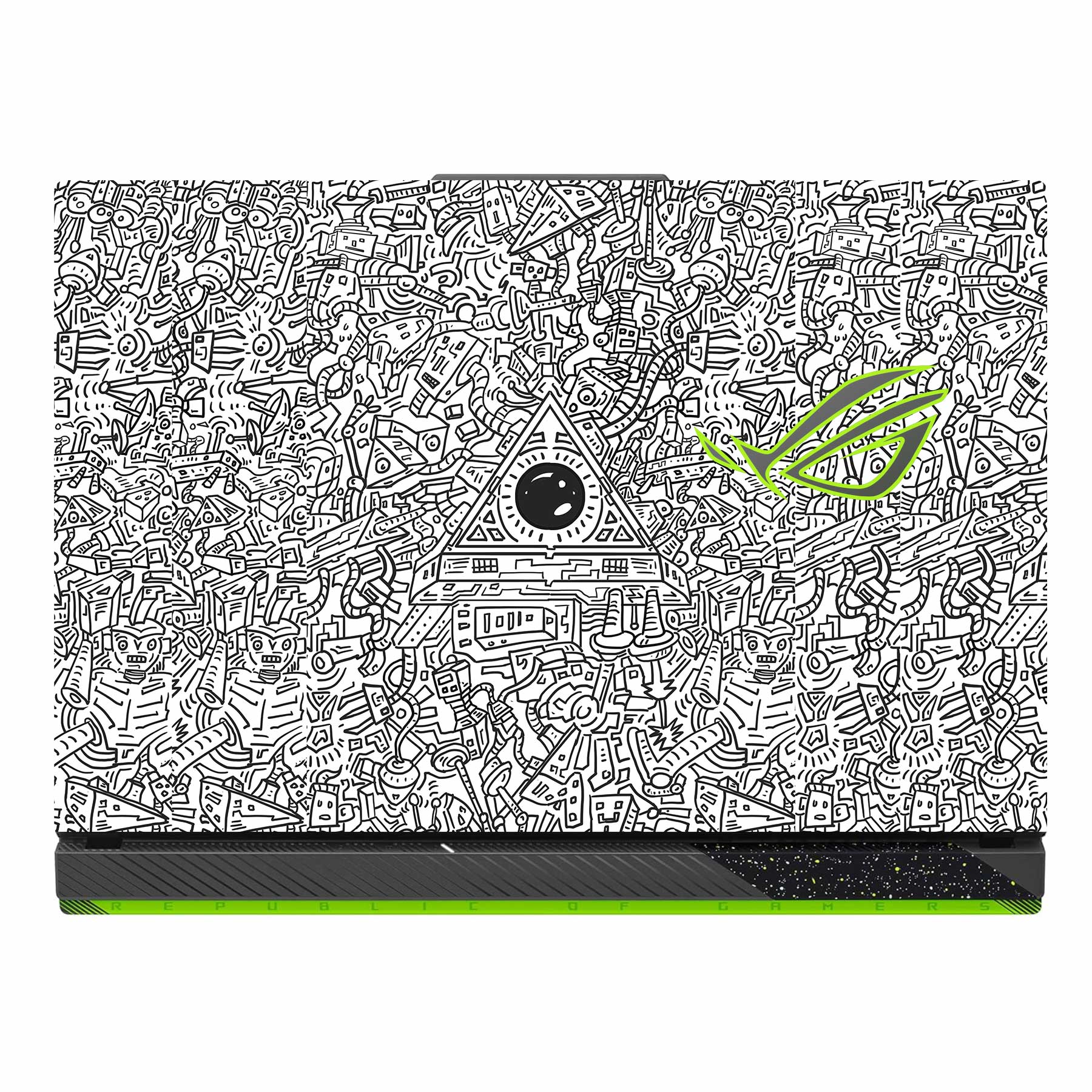 Asus ROG Strix G16 G614J Laptop Skins & Wraps - WrapCart Main image