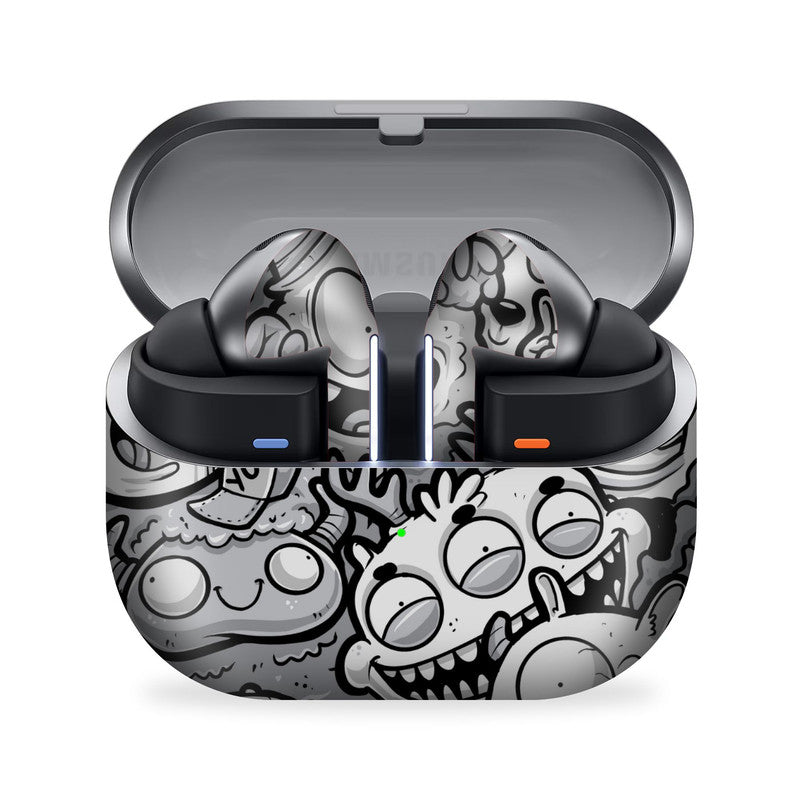 Doodle Monster Galaxy Buds 3 Pro Skin Main image