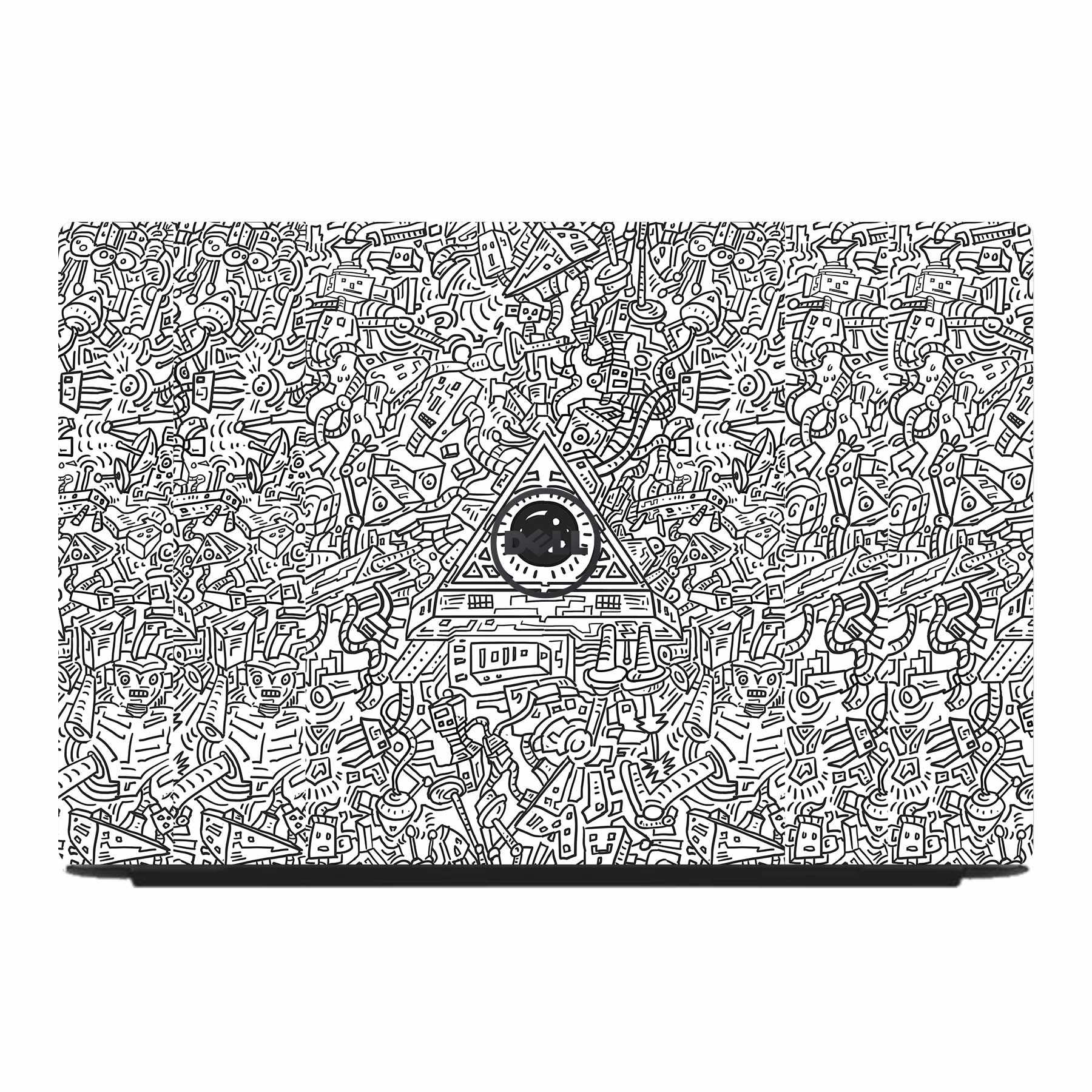 Dell Inspiron 3501 3520 Laptop Skins & Wraps - WrapCart | Robotic Doodle Laptop Dell Inspiron 3501 3520 Laptop Skin Main image