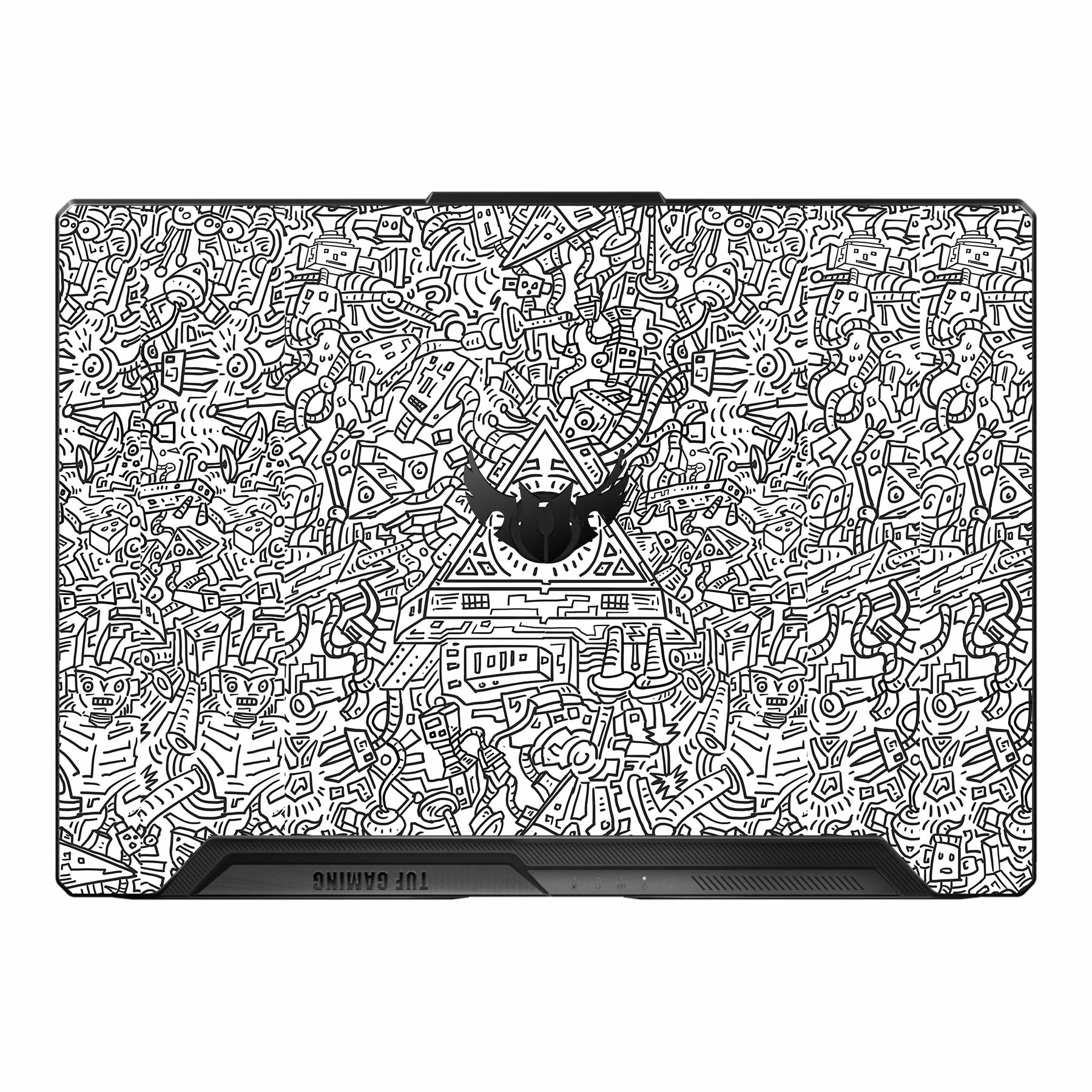 Asus TUF A15 FA506 FA507 FX506 FX507 Laptop Skins & Wraps - WrapCart | Robotic Doodle Laptop Asus TUF A15 FA506 FA507 FX506 FX507 Laptop Skin Main image