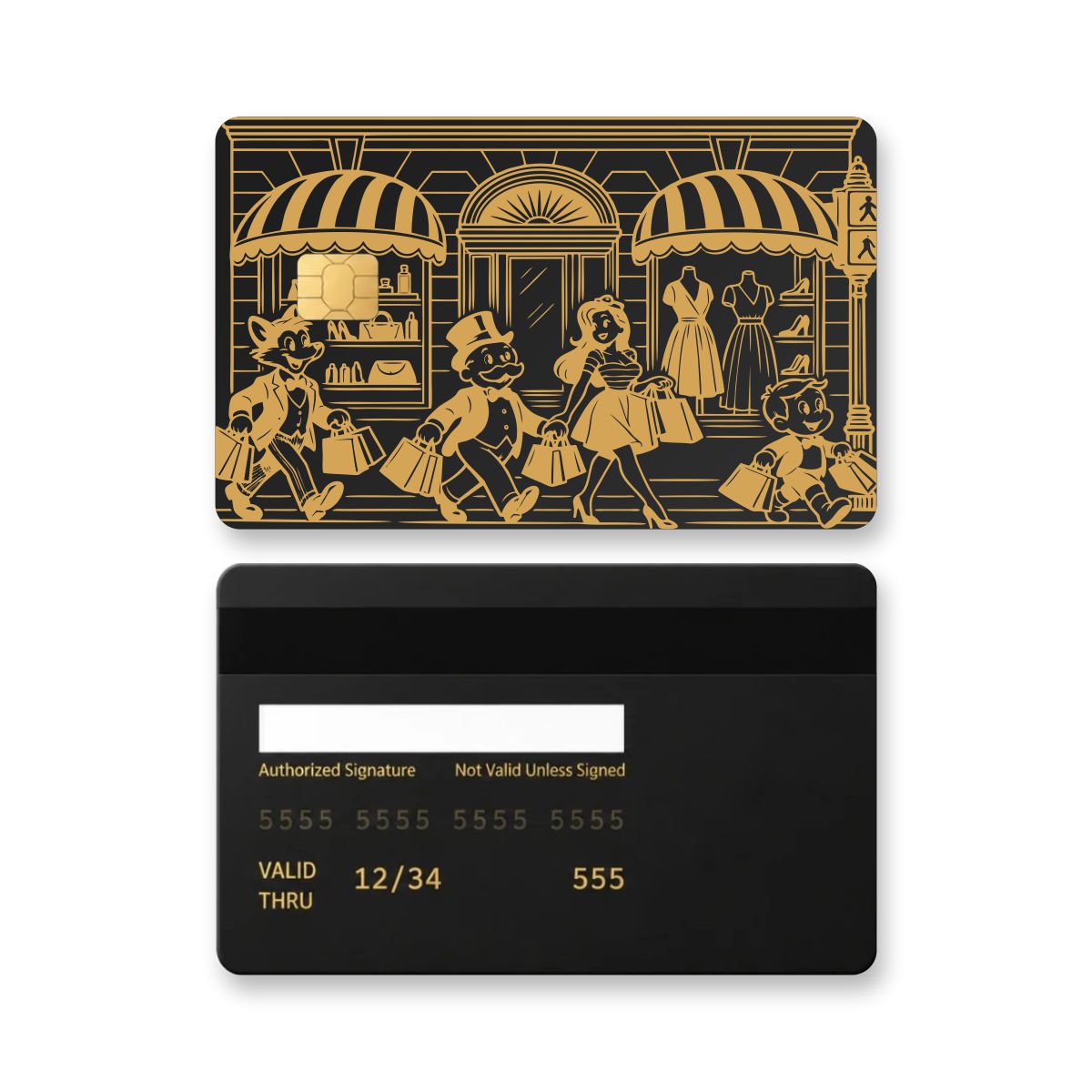 Shopping Spree Metal Card