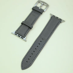 iWatch Luxury Leather Strap Grey - 42/44/45/49 MM