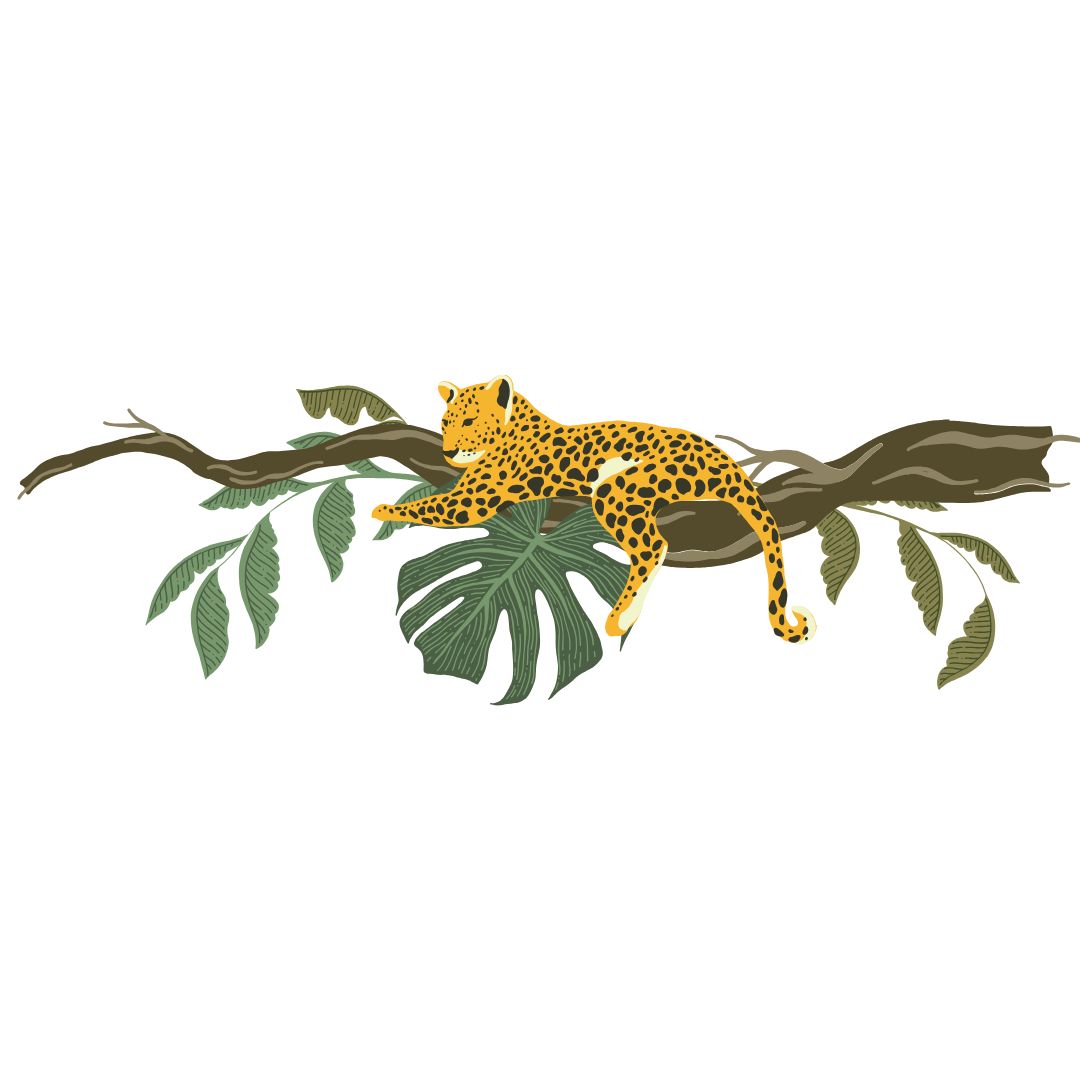 Leopard Wall Sticker Secondary image