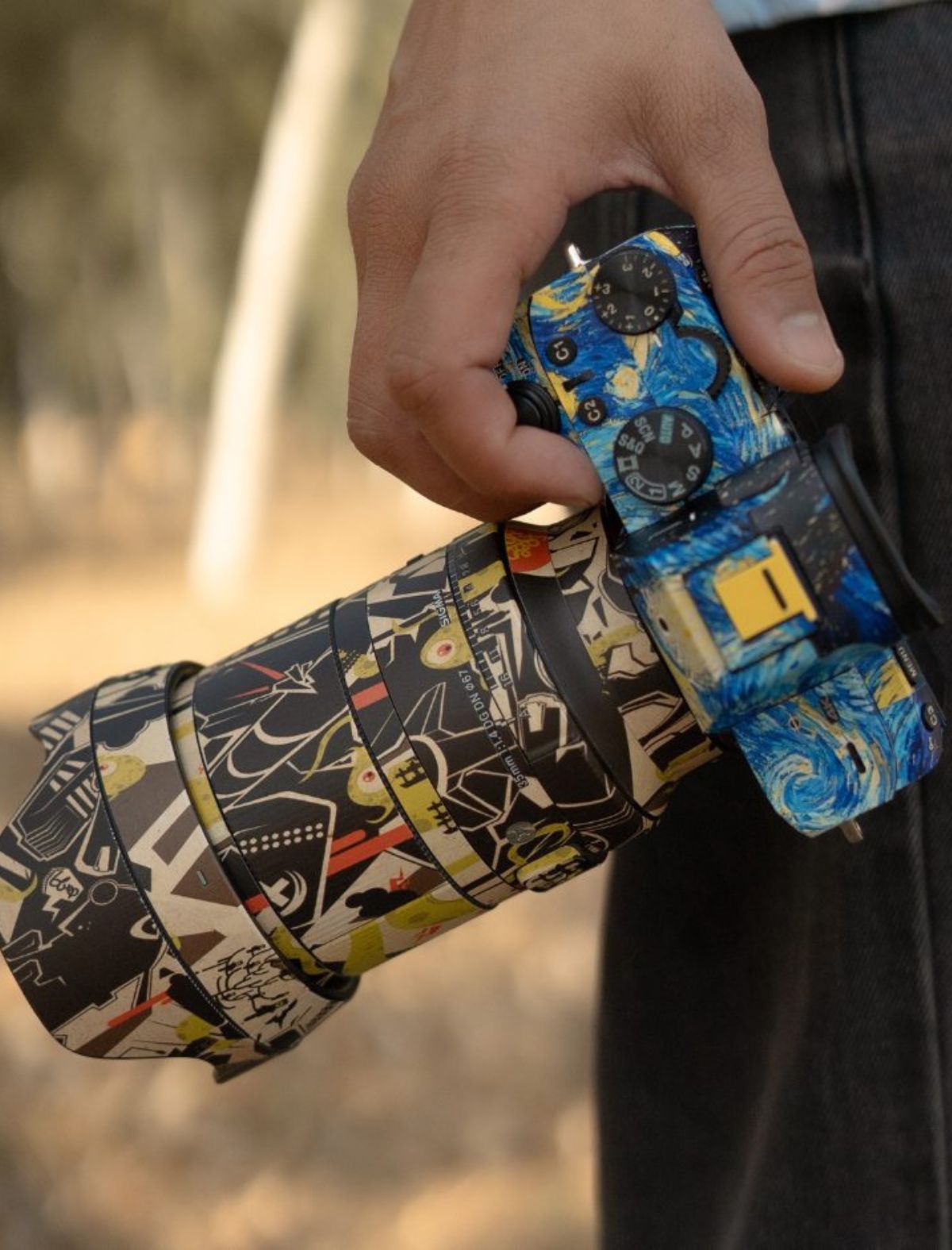 Custom camera skins India for Canon Sony Nikon cameras