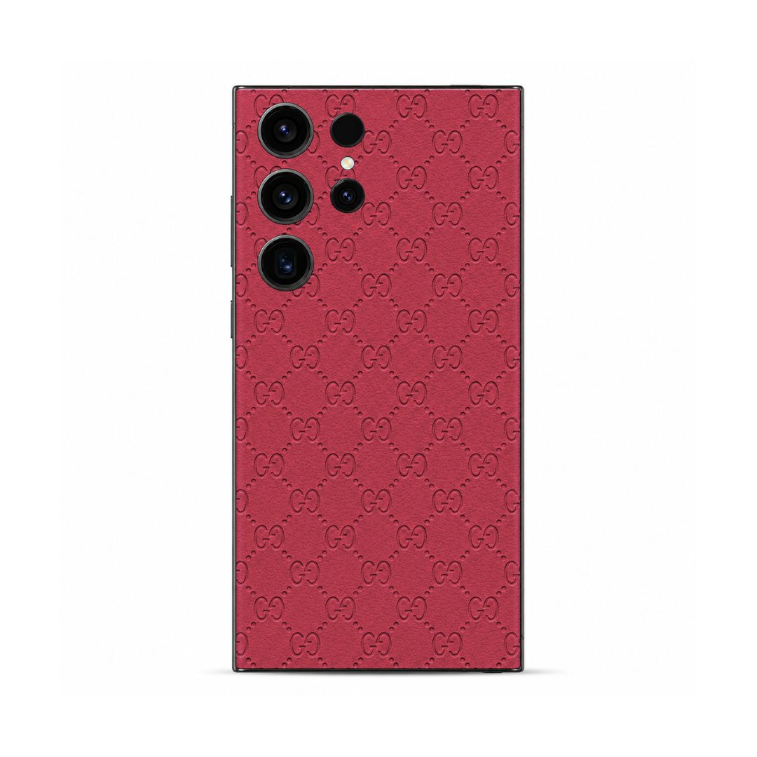 3M Red Crimson Luxe Mobile Skin Main image