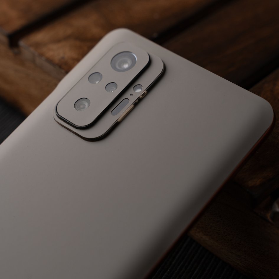 Grey Velvet Feel Mobile Skin Main image