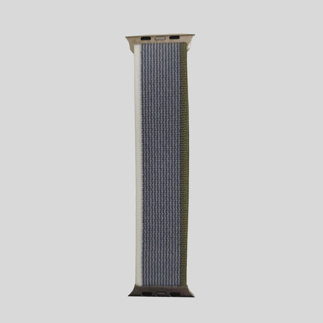 Apple Watch Mesh Fibred Velcro Strap Grey - 42/44/45/49 MM Main image
