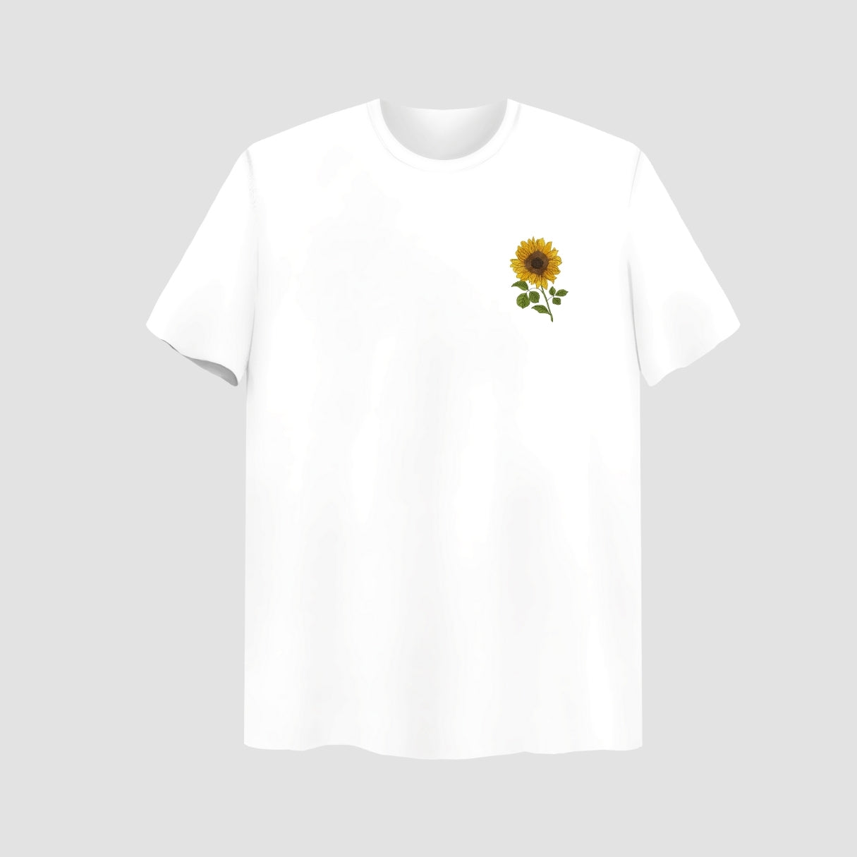 Sunflower Embroidered Oversize T Shirt Main image