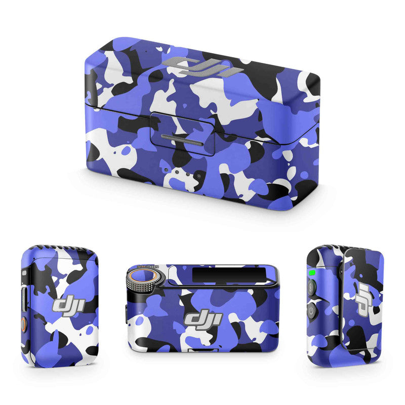 Army Blue DJI Mic Skin - WrapCart Main image