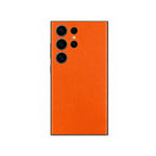 3M Tangerine Leather Mobile Skin