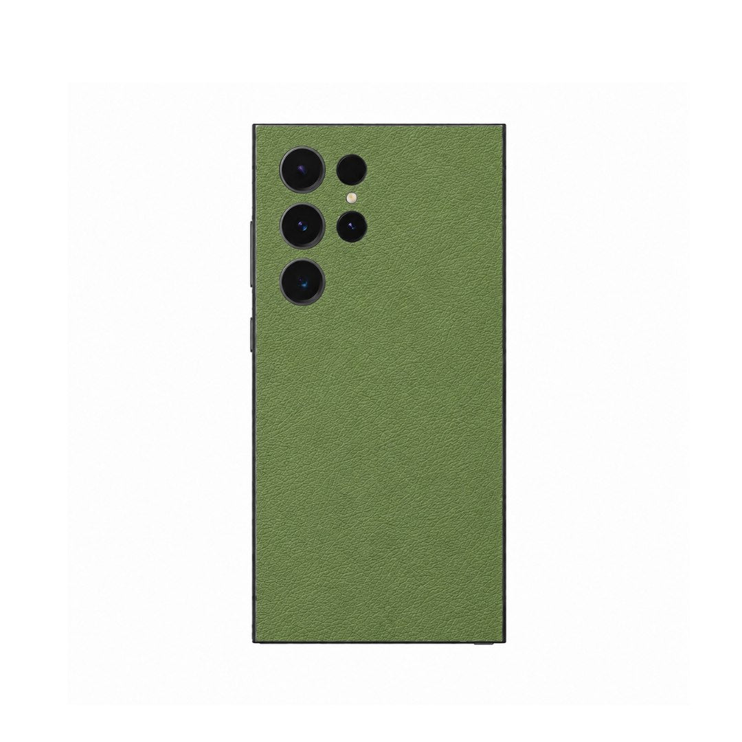 3M Green Royal Leather Mobile Skin