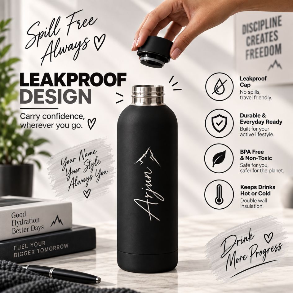 Soft Silicone Insulated Stainless Steel Vacuum Bottle Main image