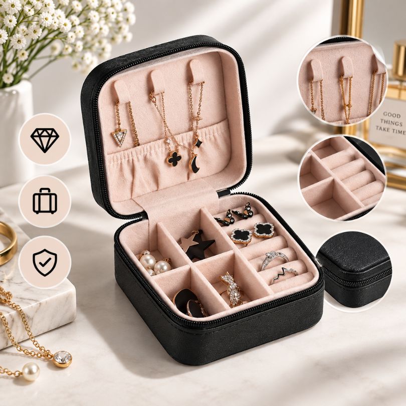 Small Jewelry Square Organizer Box Main image
