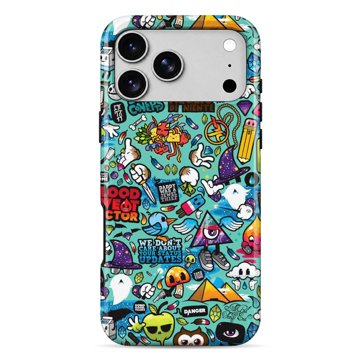 Blue Abstract Armour Mobile Case Main image