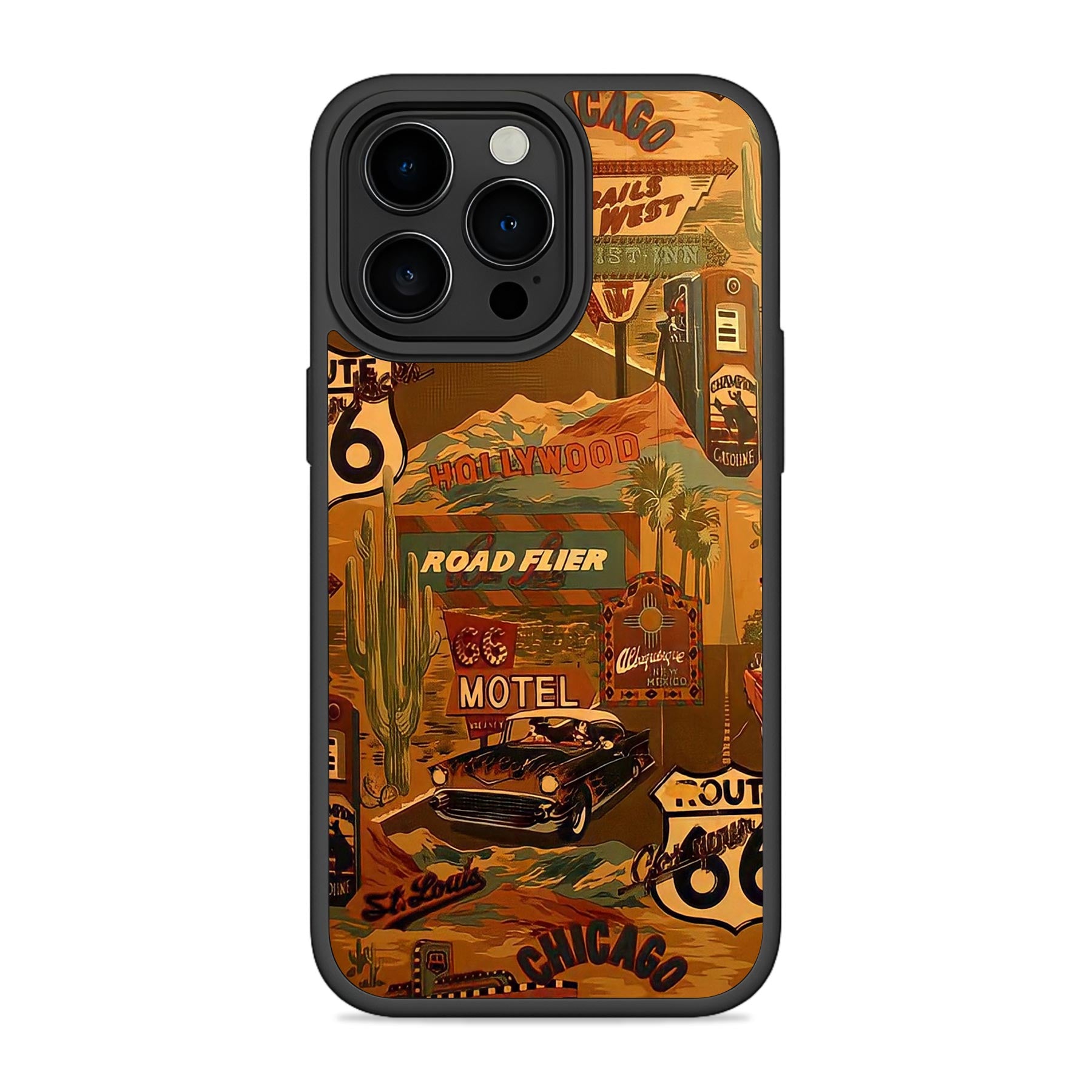 Travel Vintage Stickers Mobile Bumper Cover For Samsung S25 Ultra Main image