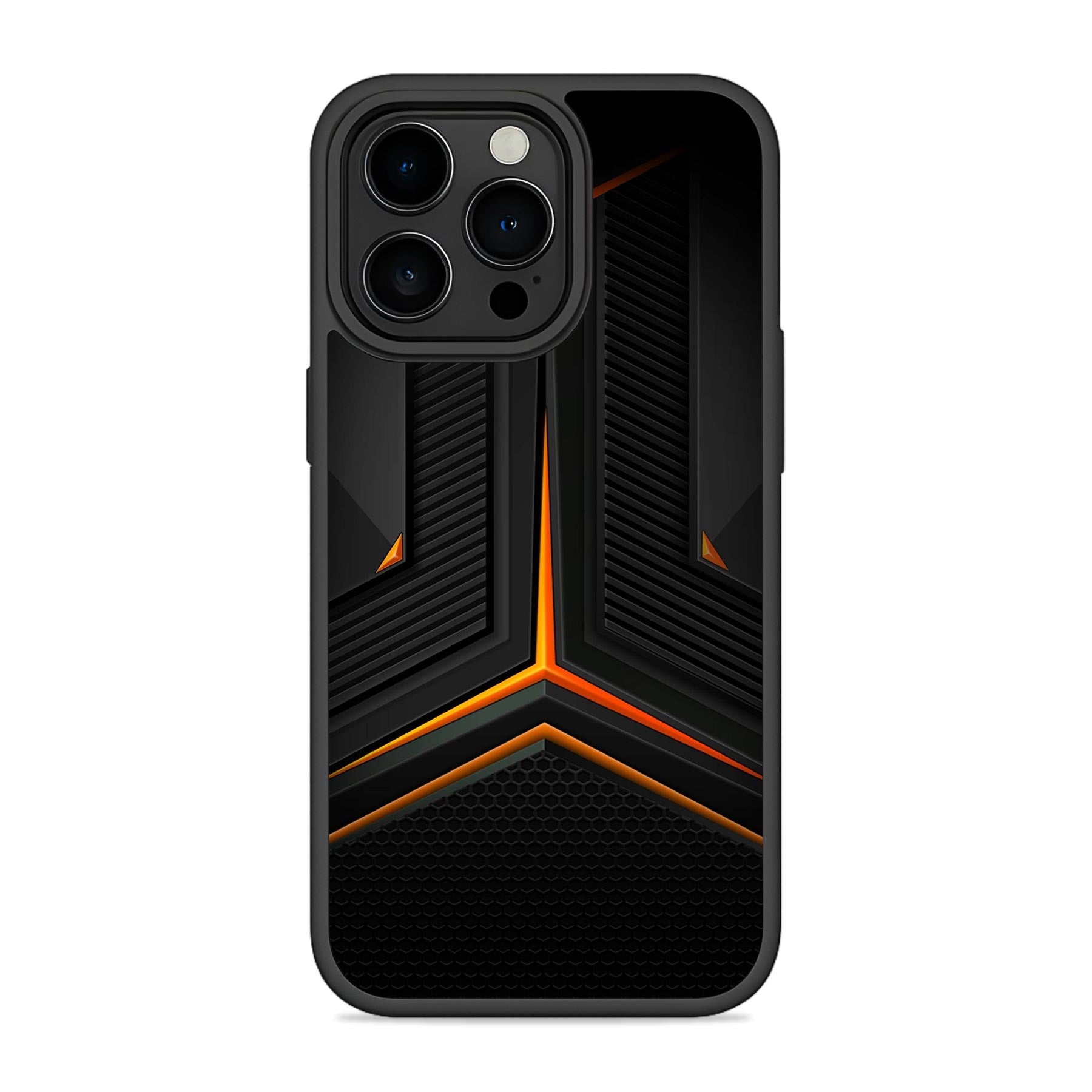 Triangle Art Mobile Bumper Cover For iPhone 16 Pro Main image