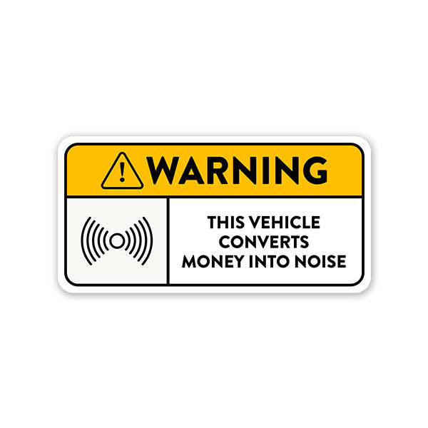 Noise Car Sticker Main image