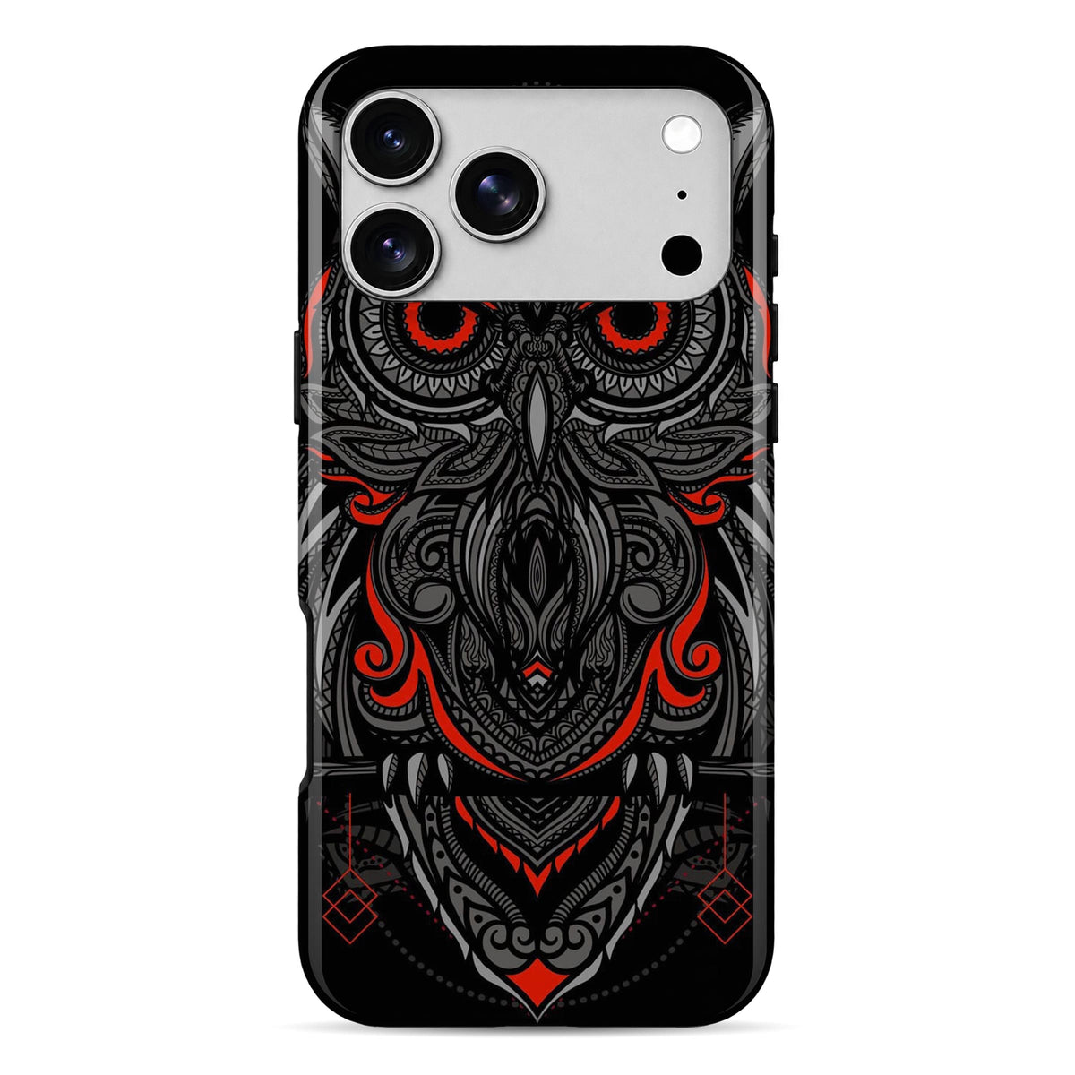 Classic Owl Red Armour Mobile Case Main image