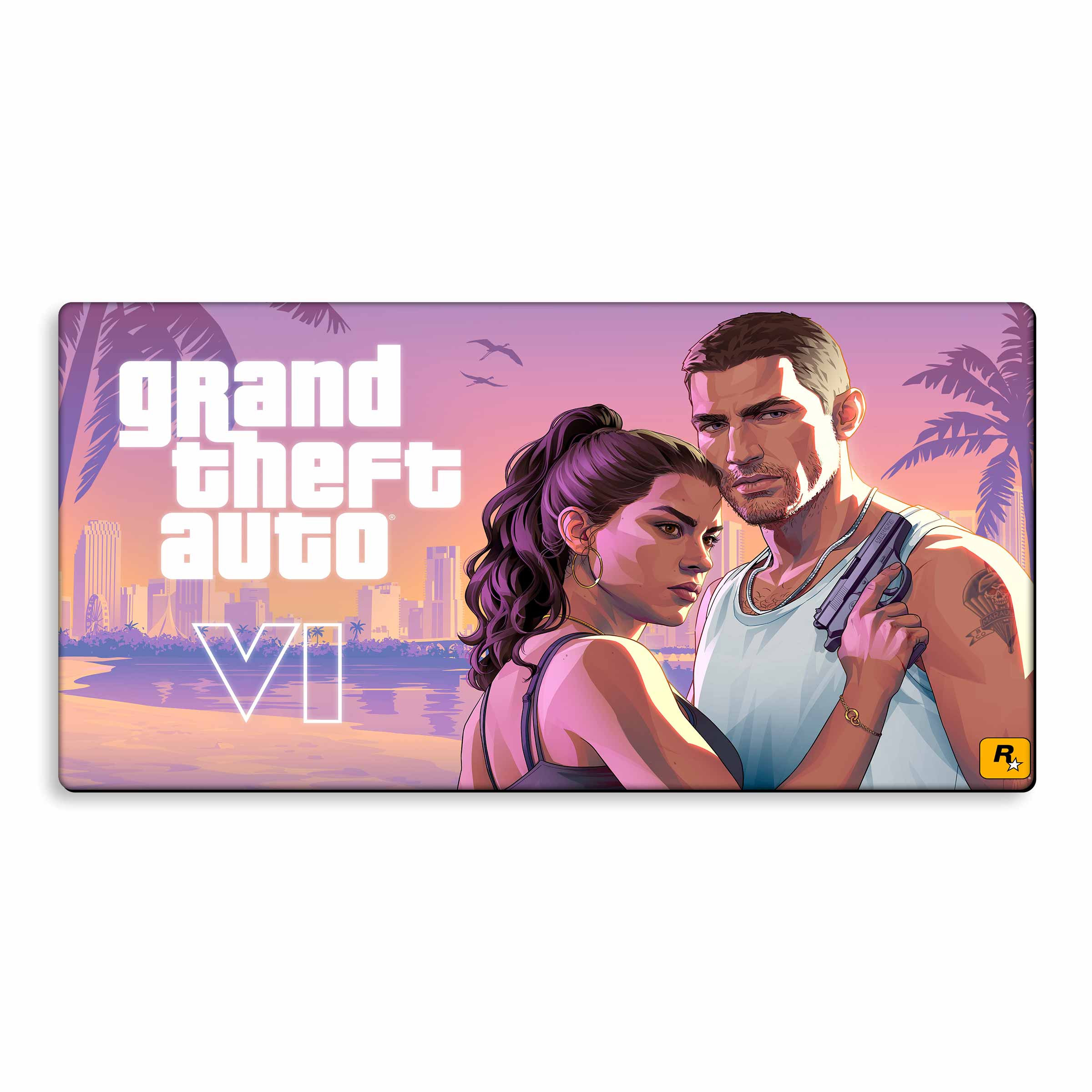 GTA 6 Inpired Tech Mat | Extra Large GTA MousePad