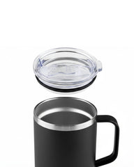 Personalized Black Travel Coffee Mug