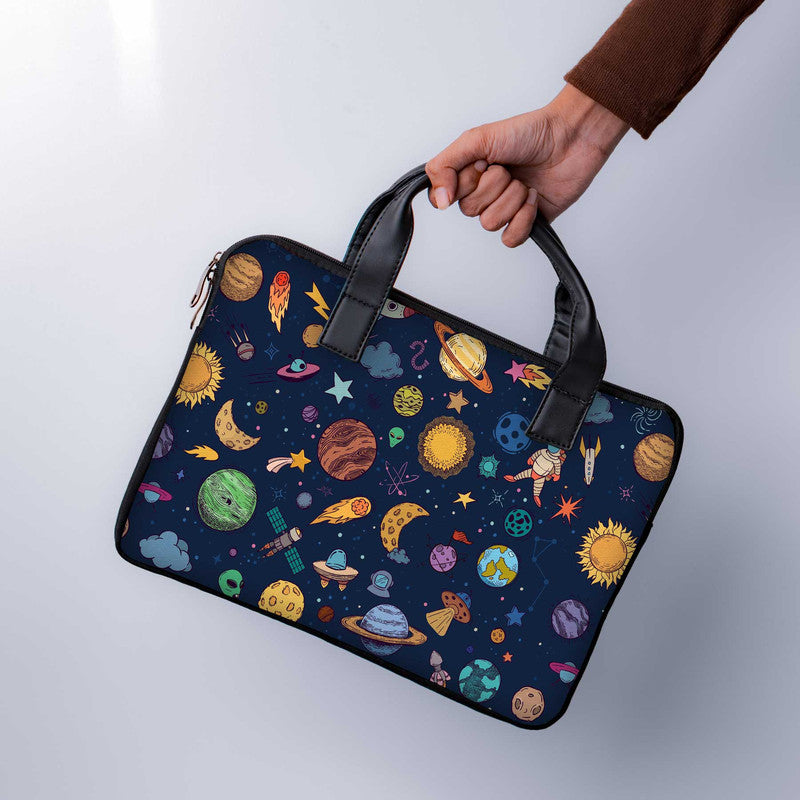 Color Space Laptop Sleeve With Handle - WrapCart Main image