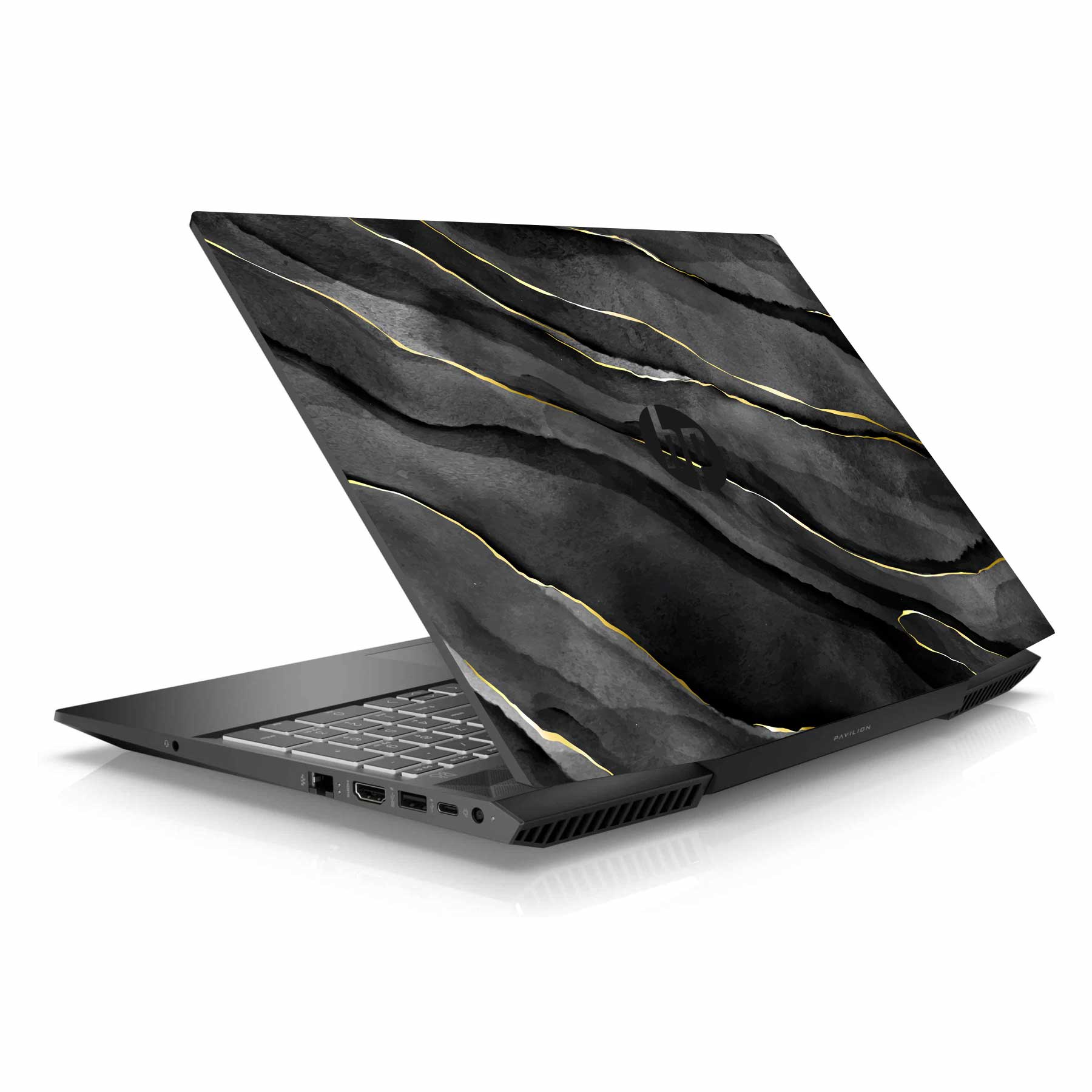 Royal Black Marble HP Pavilion Gaming 15 EC CX Series Laptop Skin Main image